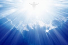 Jesus Christ in heaven Royalty Free Stock Photos