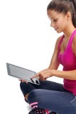 Lifestyle gym app Stock Image