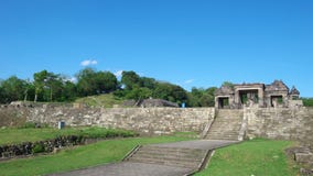 Main Gate Of Ratu Boko Palace Royalty Free S