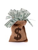 Money bag Royalty Free Stock Photography