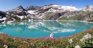 Mountain lake in apls, Austria Royalty Free Stock Photo