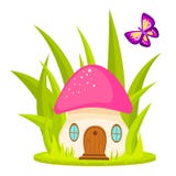 Cartoon Mushroom House Royalty Free Stock Photo - Image: 25210635