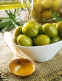 Olives and Olive Oil Stock Images