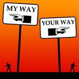Other way Stock Photography