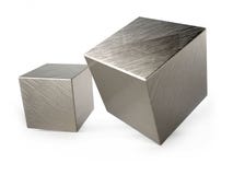Rolling cubes Stock Images
