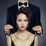Sensual couple Stock Images