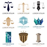 Legal+Scale+Logo+Seal Set of lawyer logo and lawyer office logo Royalty Free Stock Photo