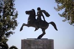 Statue Of Alexander The Great Stock Photogra