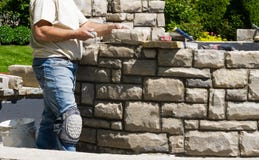 Stone Wall Stock Photo