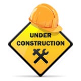 Construction safety helmet vector