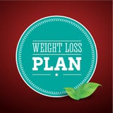 Weight loss plan diet Royalty Free Stock Images