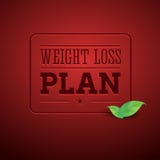 Weight loss plan diet Stock Photography