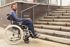 http://thumbs.dreamstime.com/t/wheelchair-obstruction-young-man-waiting-help-bottom-staircase-51790757.jpg