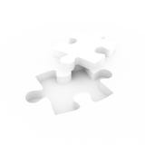 White puzzle Royalty Free Stock Photos