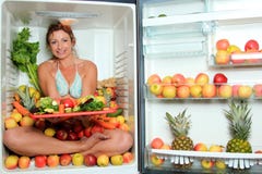 Image result for sitting inside a refrigerator