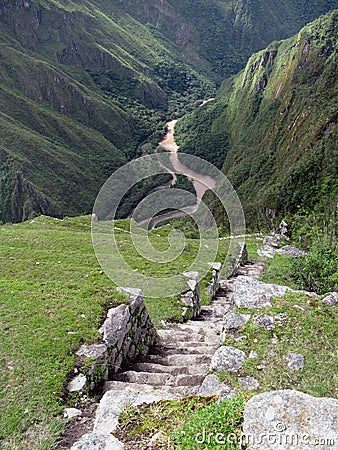 Гора Machupicchu в Перу