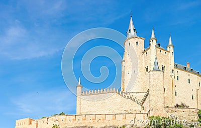 塞戈维亚西班牙城堡 库存照片 - 图片: 4883434