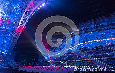 索契2014年奥运会开幕式图片