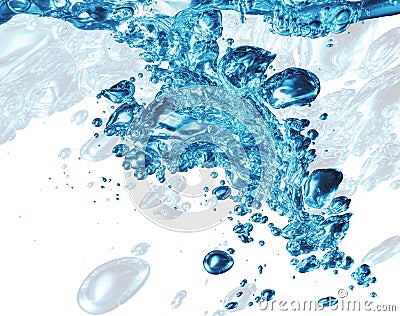 惊人的水蓝色抽象背景 免版税库存图片 - 图片: 33536169