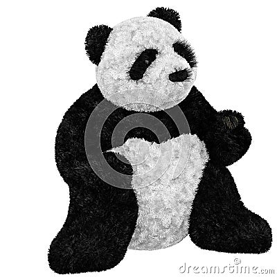 熊熊猫被充塞的玩具 免版税库存照片 - 图片: 2