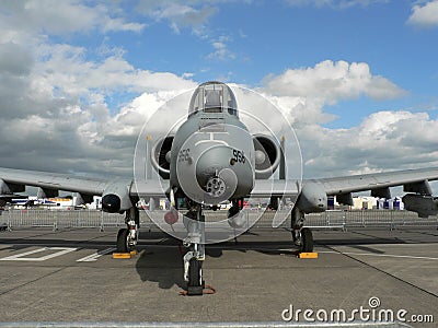A-10 military jet fighter
