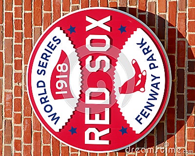 1918 World Series logo, Boston, MA