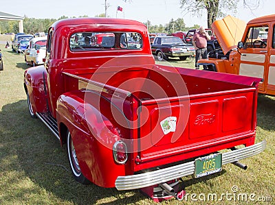 1952 Ford Pickup Rear View