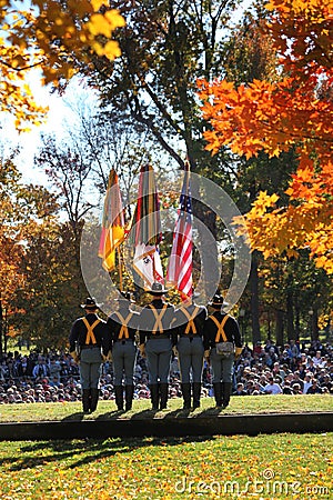 1st Calvary Color Guard - Veterans Day Ceremony