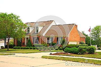 2-story Brick Suburban Home