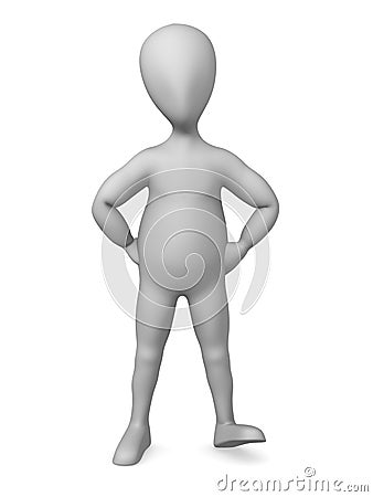 3d Pose Royalty Free Stock Photography - Image: 13162527