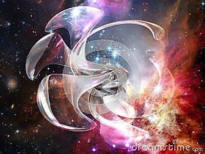 3D space abstract