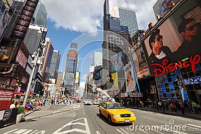 7th Ave and Times Square, New York City