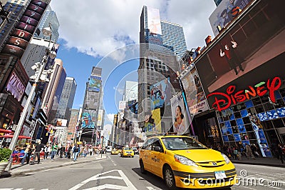 7th Ave and Times Square, New York City