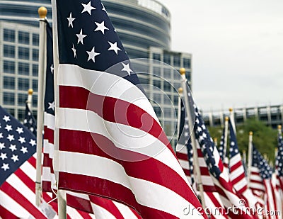 911 Day United States Patriotic Memorial Flags