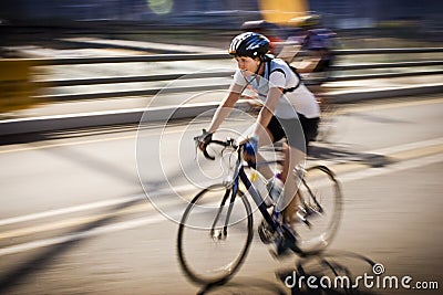 94.7 Cycle Challenge Cyclist