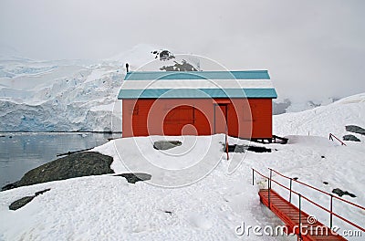 Abandoned Antarctic Research Base