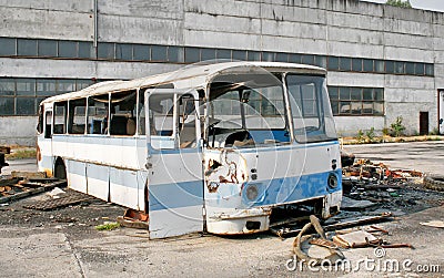 Abandoned bus