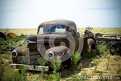 Abandoned Old Fashioned Truck