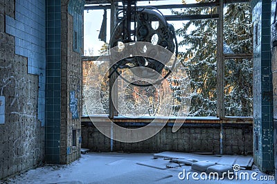 Abandoned operating theater in Beelitz