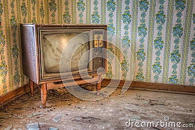 Abandoned Retro Television