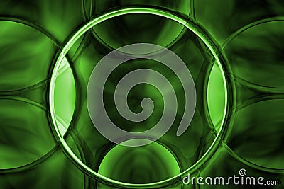 Abstract alien green crystal texture