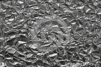 Abstract background from the crumpled foil