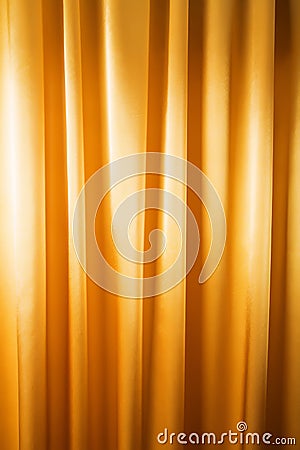 Abstract background, curtain, drapes gold fabric.