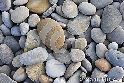 Abstract background with round stones