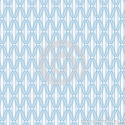 Abstract Blue Ovals Pattern, vector