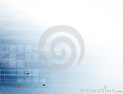 Abstract blur new technology business background