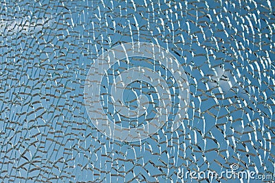 Abstract broken glass.