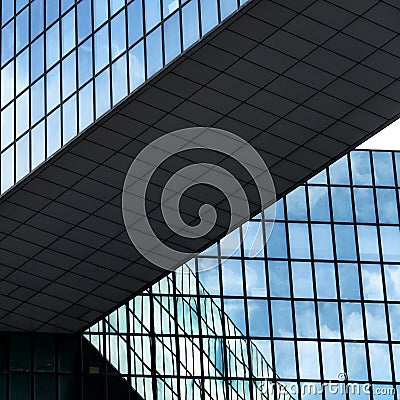 Abstract buildings lines