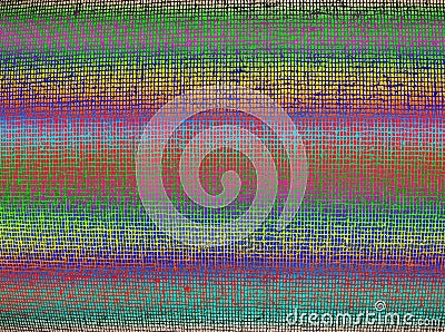 Abstract chaotic color grid background texture,
