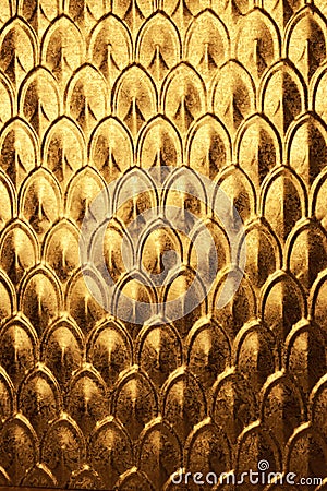 Abstract Christmas Gold Metal Background